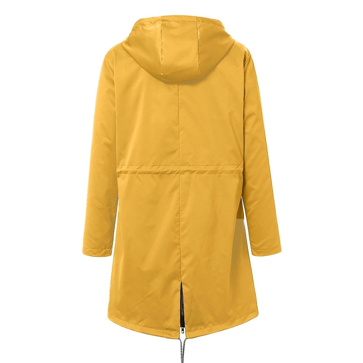 Womens Rain Jacket with Hood Plus Size Trench Coat Waterproof Jackets for Women Long Windbreaker Coats with Pockets