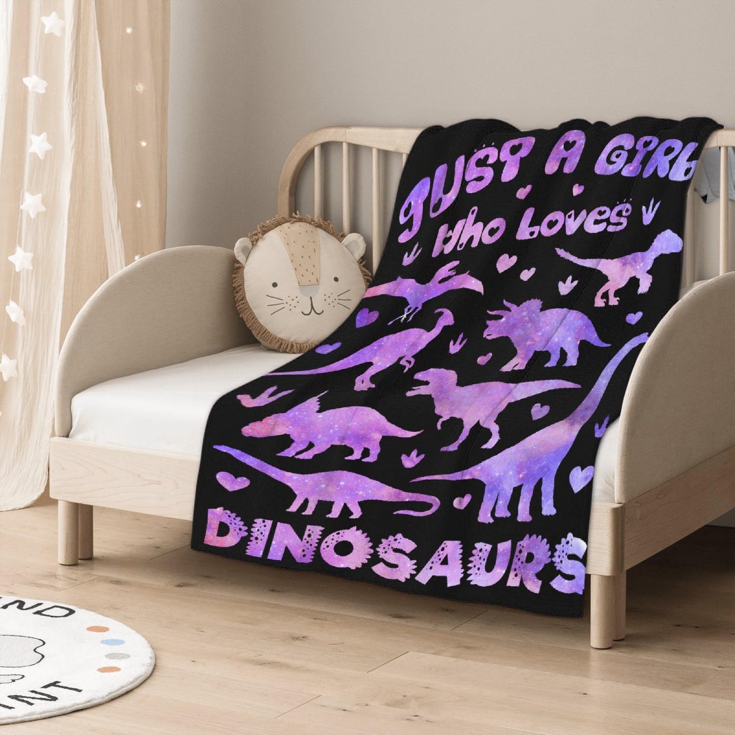 Custom Name Dinosaurs Blanket Personalized Gifts Super Soft Lightweight Flannel Blankets Throw for Kids, Adult, Suitable for Couch, Sofa, Bed, Camping, Travel All Seasons 40"x50" for Kid