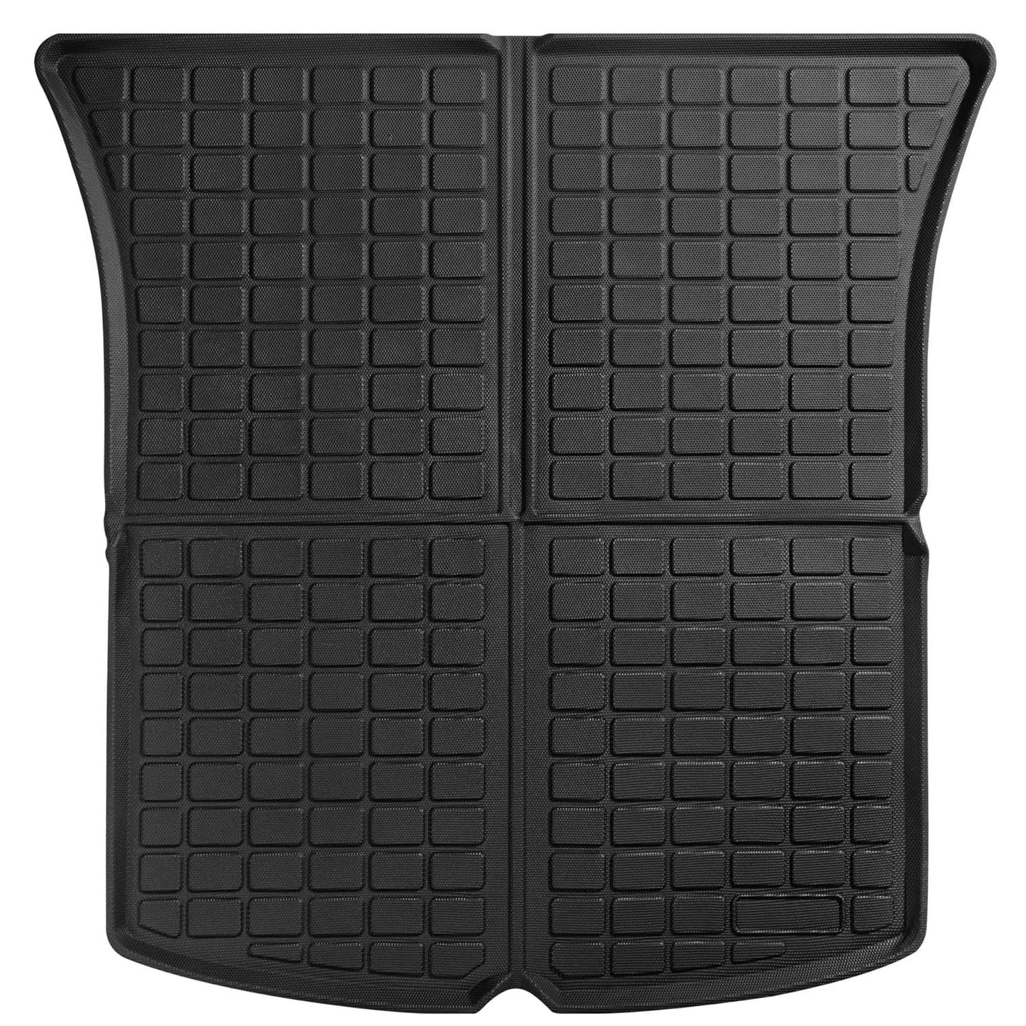 SUPER LINER Floor Mats for Tesla Model Y 5-Seat 2021-2023 2024-100% Eco-Friendly - All Weather TPE Cargo Liner Trunk Accessories (Does NOT fit 7-Seat)