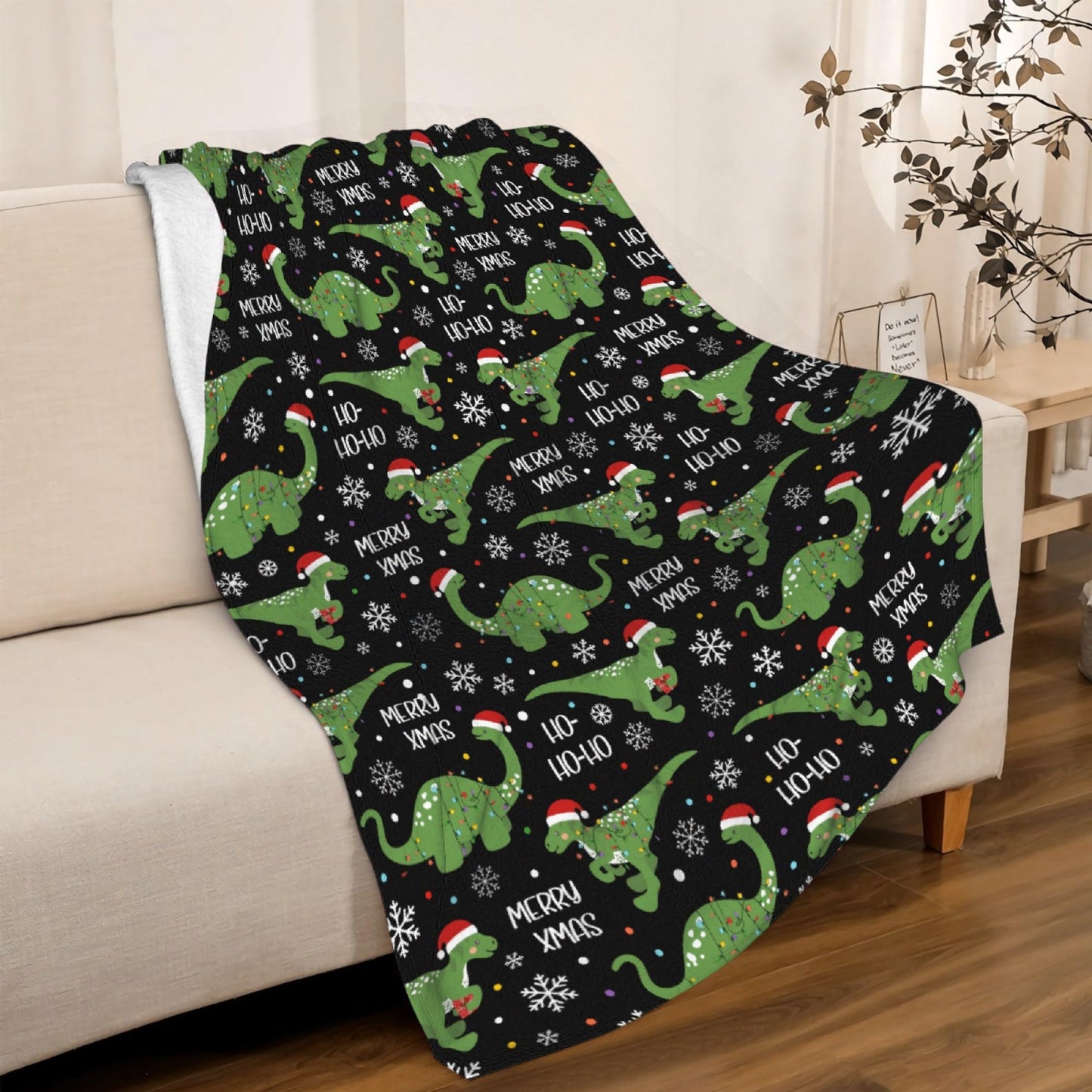 Custom Name Dinosaurs Blanket Personalized Gifts Super Soft Lightweight Flannel Blankets Throw for Kids, Adult, Suitable for Couch, Sofa, Bed, Camping, Travel All Seasons 40"x50" for Kid