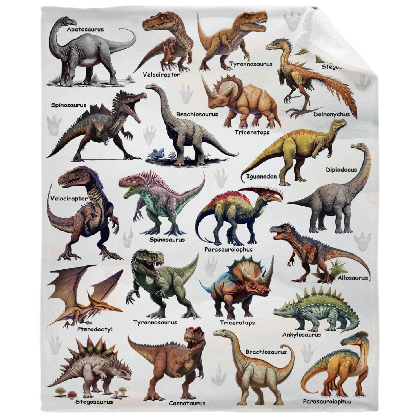 Custom Name Dinosaurs Blanket Personalized Gifts Super Soft Lightweight Flannel Blankets Throw for Kids, Adult, Suitable for Couch, Sofa, Bed, Camping, Travel All Seasons 40"x50" for Kid