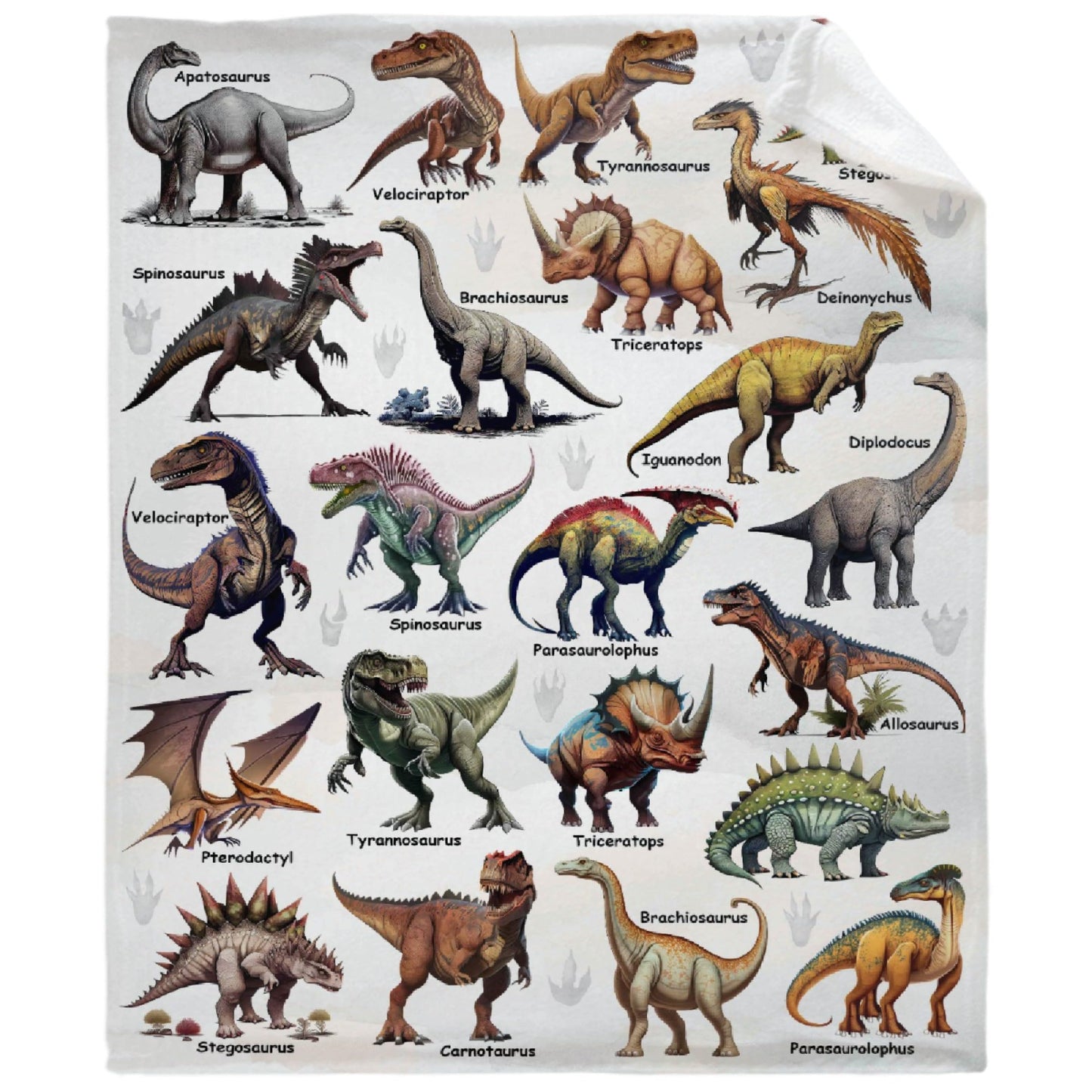 Custom Name Dinosaurs Blanket Personalized Gifts Super Soft Lightweight Flannel Blankets Throw for Kids, Adult, Suitable for Couch, Sofa, Bed, Camping, Travel All Seasons 40"x50" for Kid