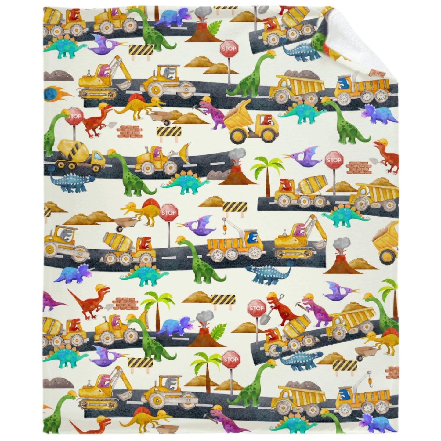 Custom Name Dinosaurs Blanket Personalized Gifts Super Soft Lightweight Flannel Blankets Throw for Kids, Adult, Suitable for Couch, Sofa, Bed, Camping, Travel All Seasons 40"x50" for Kid