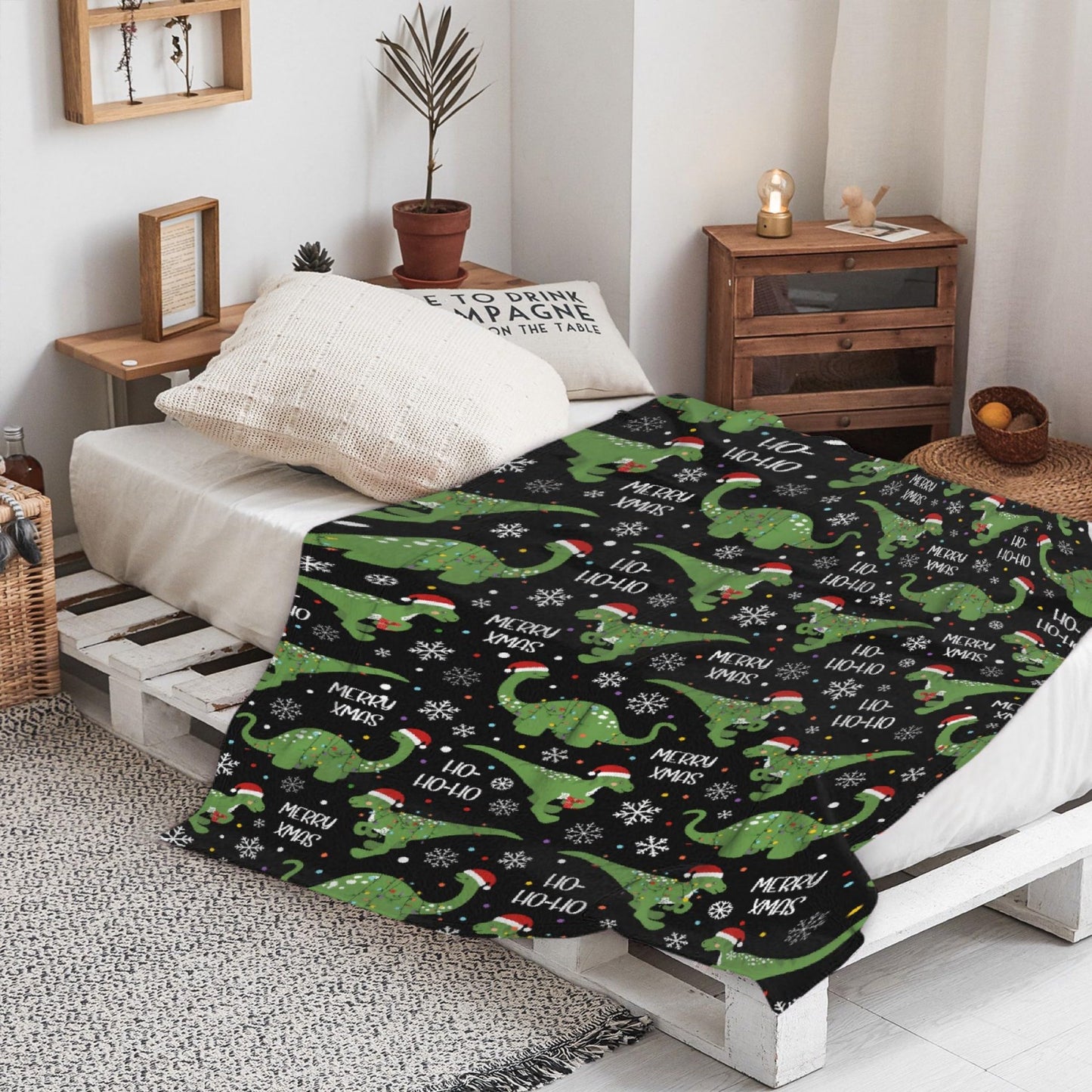 Custom Name Dinosaurs Blanket Personalized Gifts Super Soft Lightweight Flannel Blankets Throw for Kids, Adult, Suitable for Couch, Sofa, Bed, Camping, Travel All Seasons 40"x50" for Kid